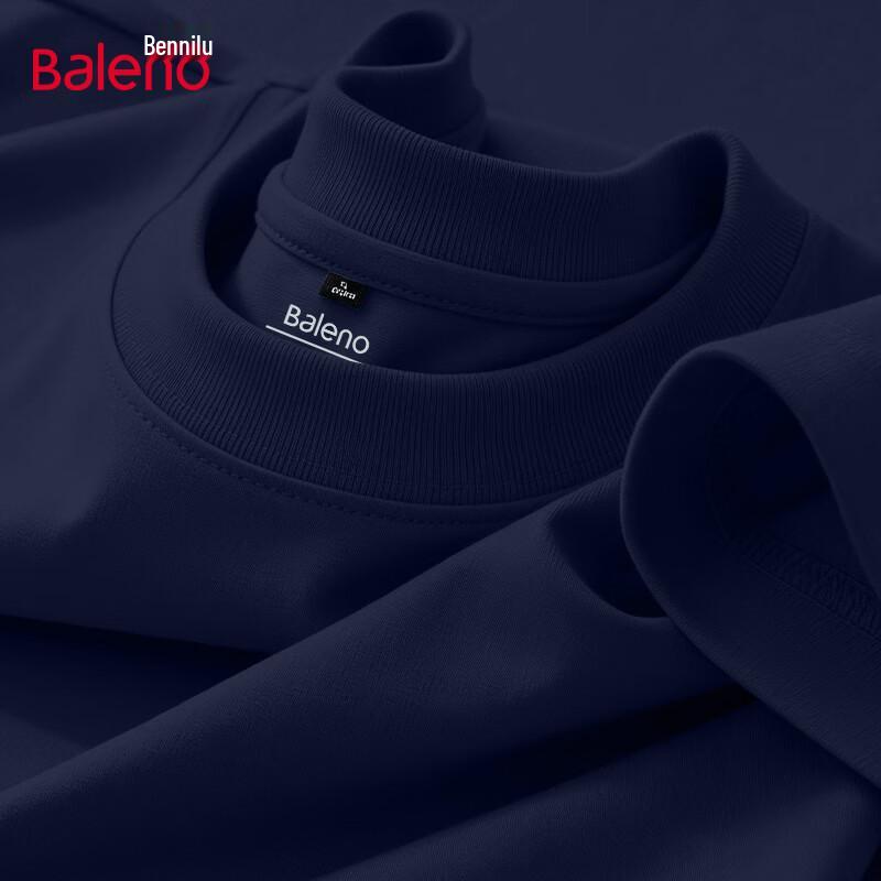 Baleno Men's Heavyweight Pure Cotton Short Sleeve T-Shirt
