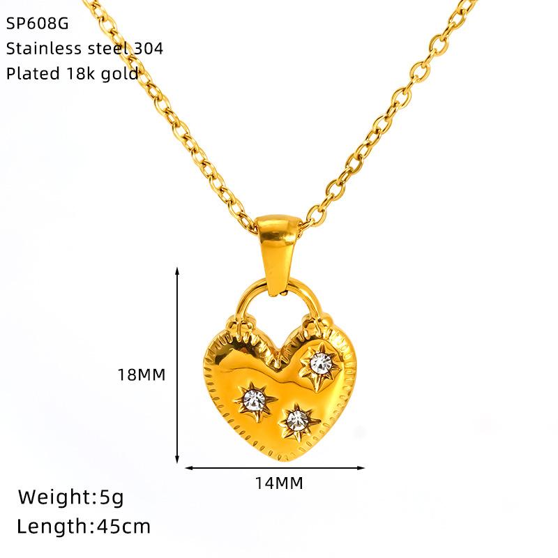

Vintage Sun Moonlight Octagon Gold Plated Stainless Steel Necklace Women S Premium Jewelry