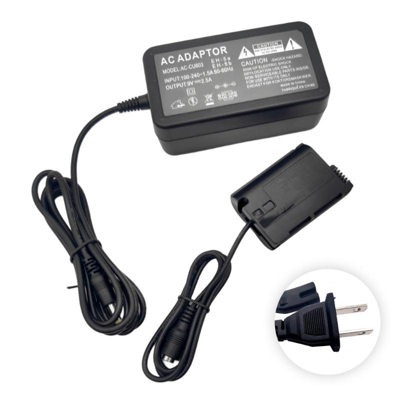 

Portable Power Supply Adapter for Z5/Z6/Z6II/Z7/Z7II/D600/D610/D750/D780/D800 Digital Camera Accessories