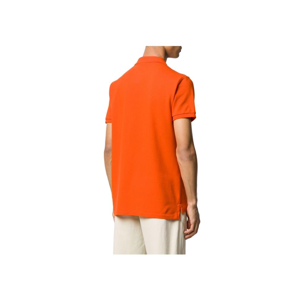 Polo Ralph Lauren Logo Besticktes Poloshirt Herren Oberteile Leuchtendes Orange 710795080-025
