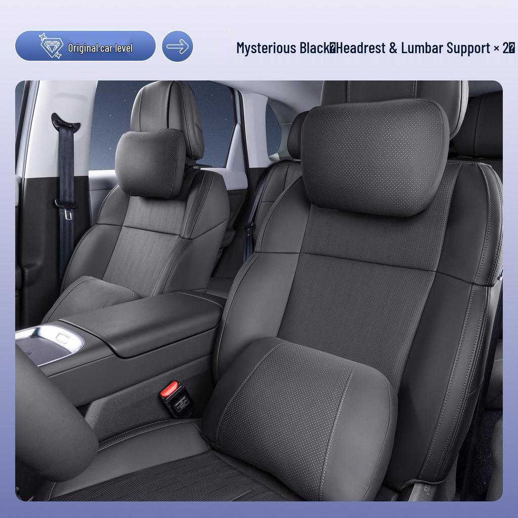 Leapmotor B10 Headrest & Lumbar Support Cushion - Neck Protector & Car Decorative Accessory.