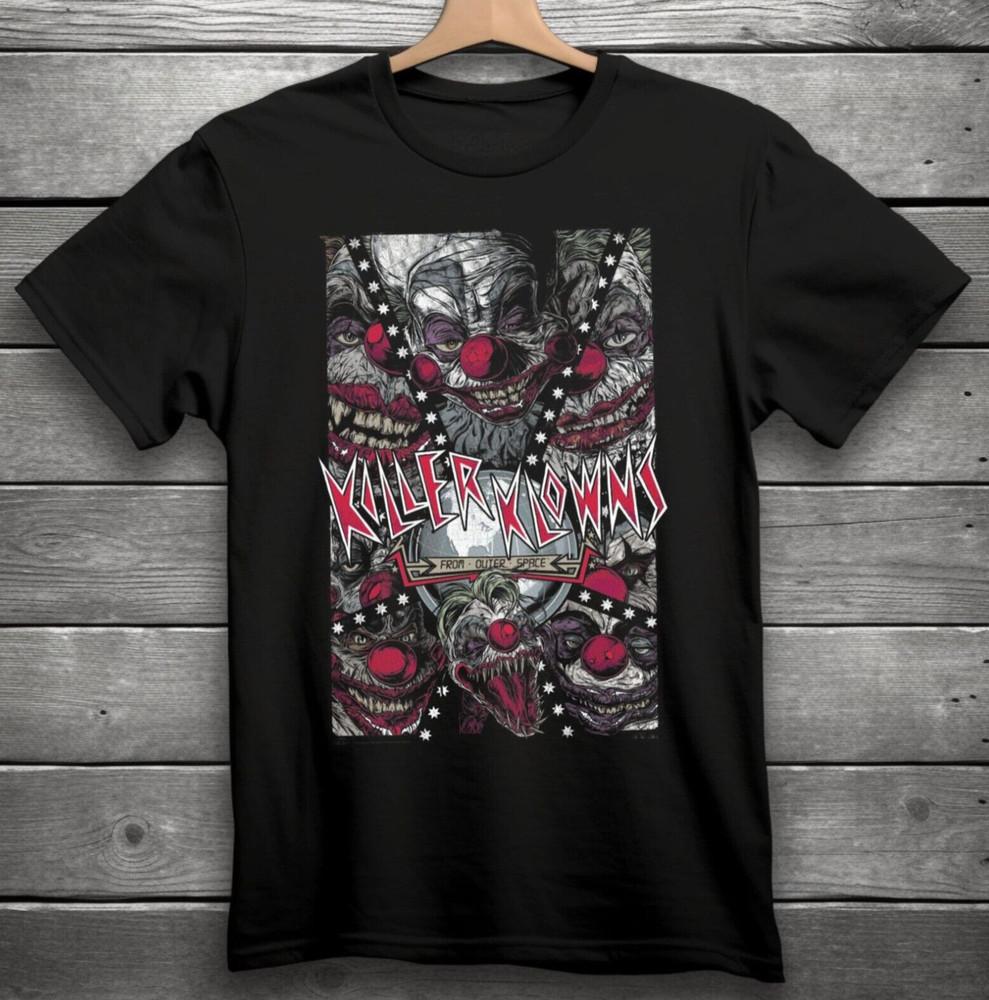 Killer Klowns from Outer Space Horror Movie TShirt Black S3XL Unisex T-Shirt S