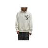 Y-3 Ft Zip Hoodie Large Logo Print Hooded Casual Loose Pullover Sweatshirt Autumn Men Hoodies Beige IT7524OFFWHITE