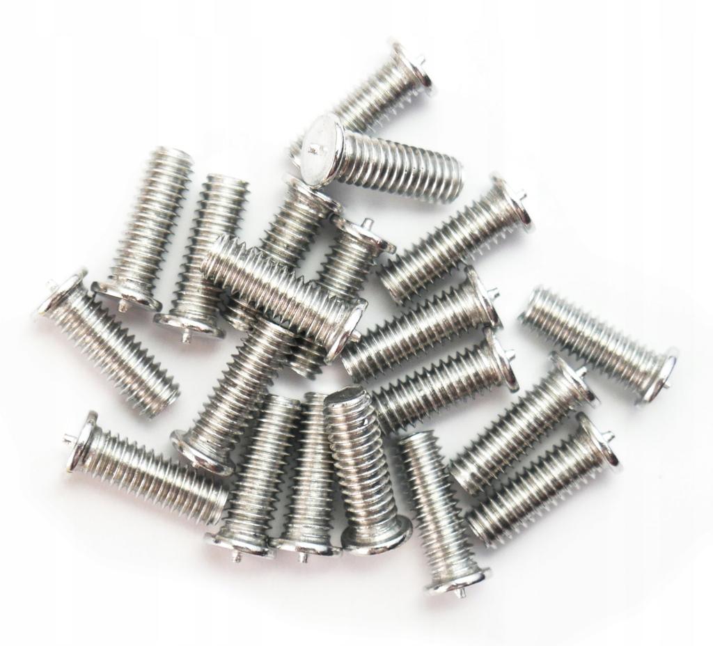 Electrode for welding M5 body sheet metal studs, screws, rivets, nails