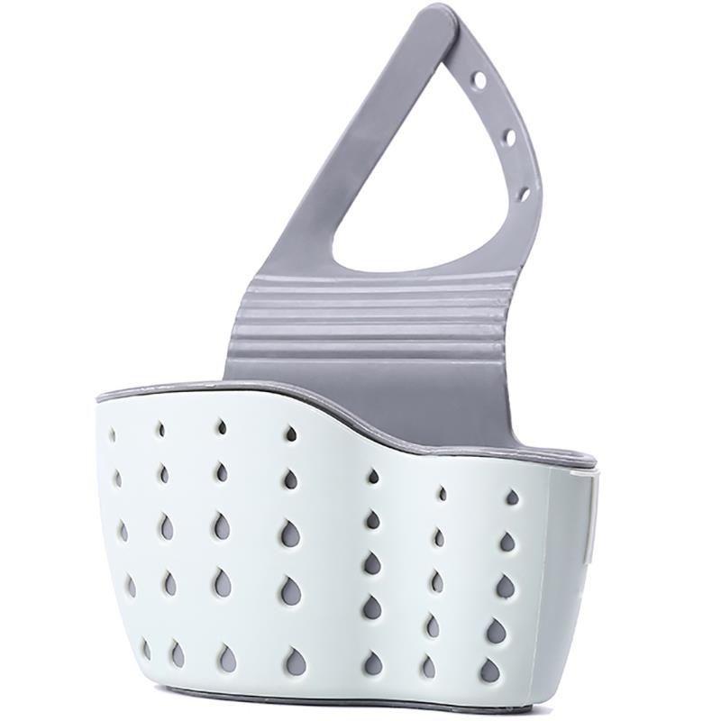 1 Pcs Kitchen Basket Sink Drain Rack Strainer Bathroom Storage Container Kitchen Sink Sponge Storage Hanging Organizer