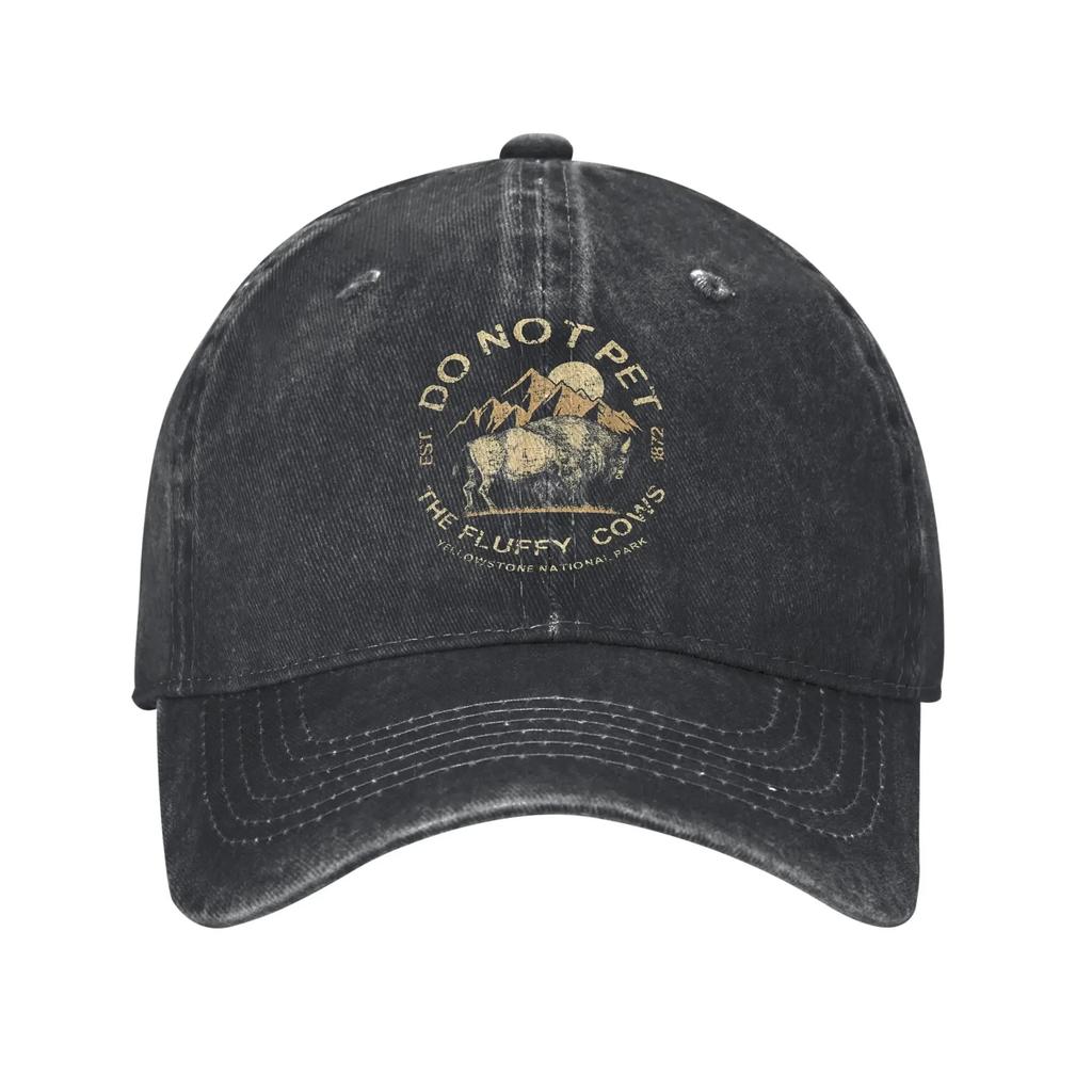 AYellowstone Dutton Ranch Oro Montana Cappellini da Baseball Vintage Denim Usurato Lavato Cappellino da Sole per Corsa Golf Regolabile Cappelli Ca