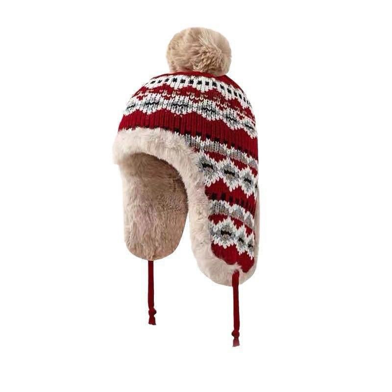 Women's Winter Retro Warm Knitted Hat Knitted Hat Knitted Hat