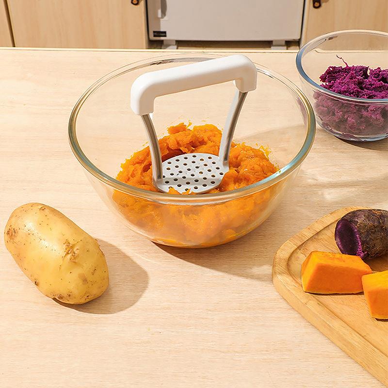 1Pc Plastic Manual Potato Ricer Masher Creative Potatoes Pumpkin Sweet Potato Masher Auxiliary Food Masher Kitchen Gadgets