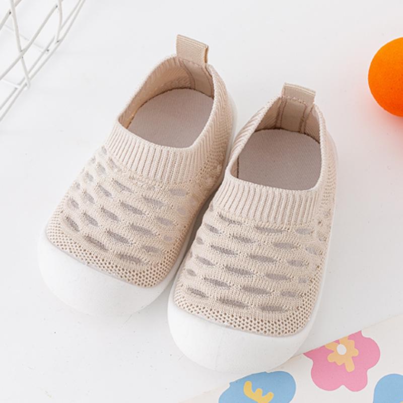 Infant Non-Slip Soft Sole Breathable Sock Shoes, Slip-On First Walkers for Boys and Girls