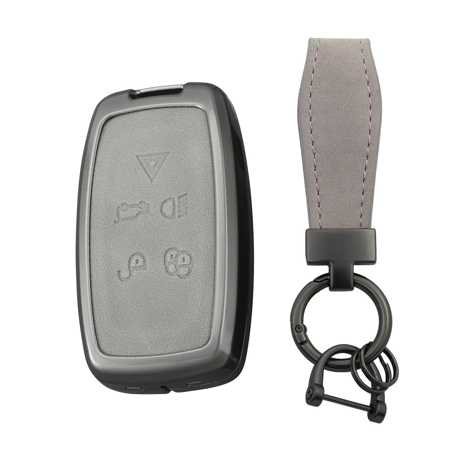 

[TECART] Range Rover Key Case Land Rover LR2 Jaguar xj xjl Key Cover Range сірий колір