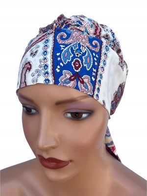 Damen Kopftuch Tess 478 Aus Baumwolle Turban Für Den Sommer Auch Nach Chemotherapie
