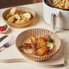 Luftfritteuse, Einweg-Papiereinlage, antihaftbeschichtet, ölbeständige Pergamentmatte zum Kochen, Mikrowellenherd, Spezialbacken, Grillen, Braten