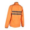Veste de cyclisme orange coupe-vent pour moto tout-terrain et cyclisme, pour les sorties pêche