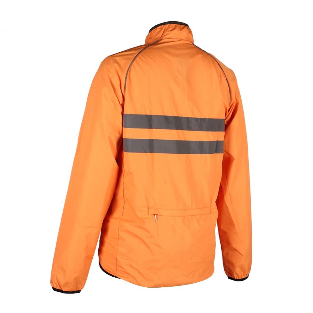 Veste de cyclisme orange coupe-vent pour moto tout-terrain et cyclisme, pour les sorties pêche