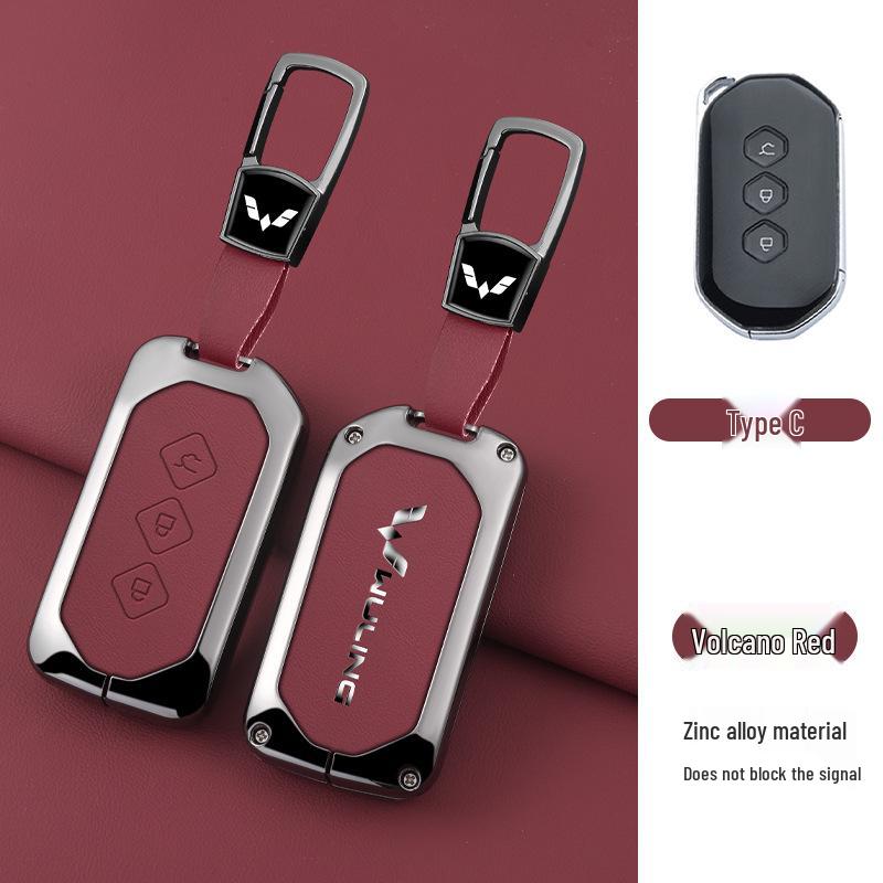 Wuling High-end Men's Car Key Case for Jiachen, Bingo, Hongguang MINIEV, Capgemini, Journey
