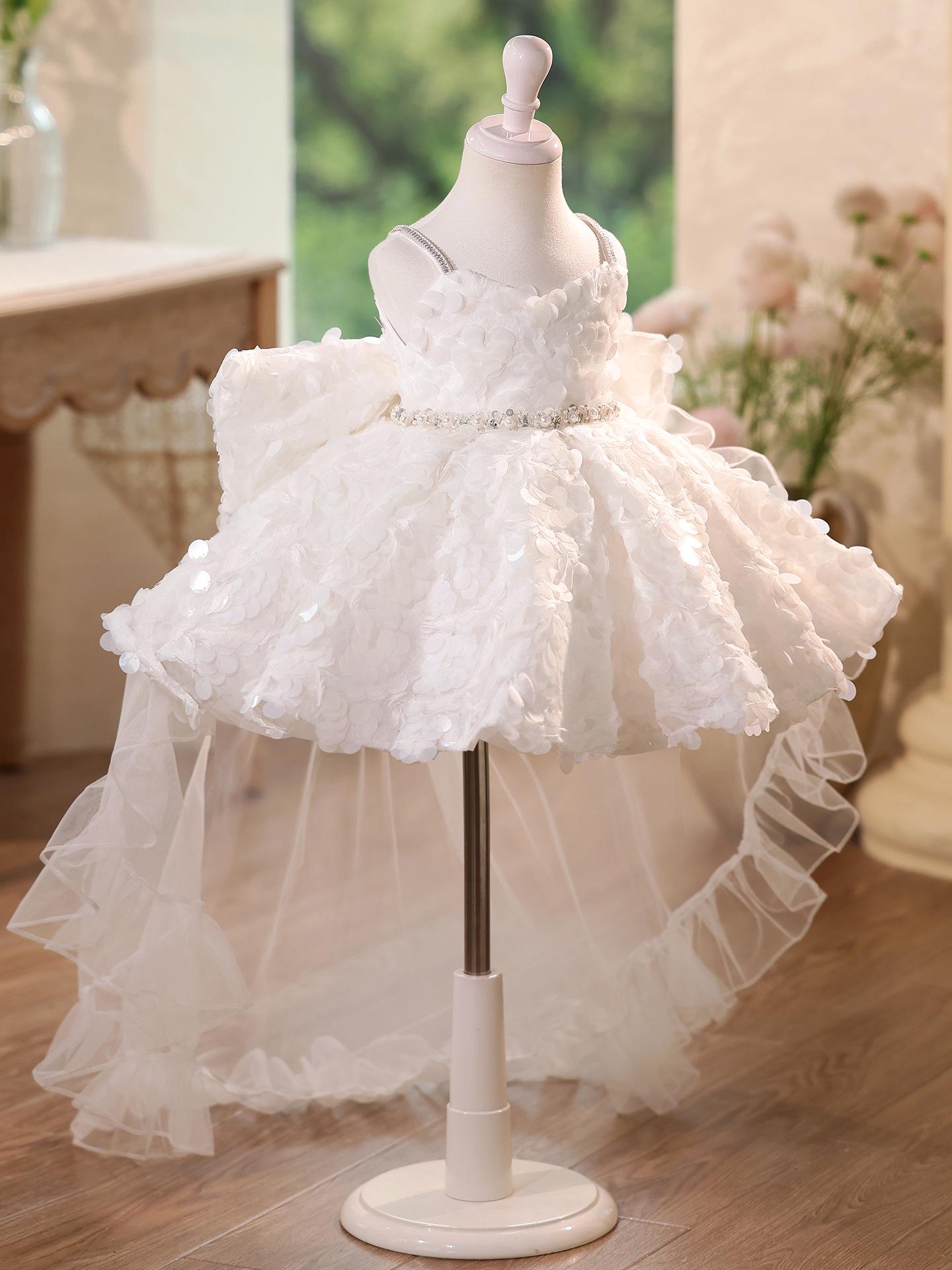 

High-End Flower Girl Princess Dress for Weddings & Performances 140 cm
