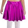 Girls Performance Skirt Elastic Waist Shiny Bronzing Material Dance Practice Costume Bottom
