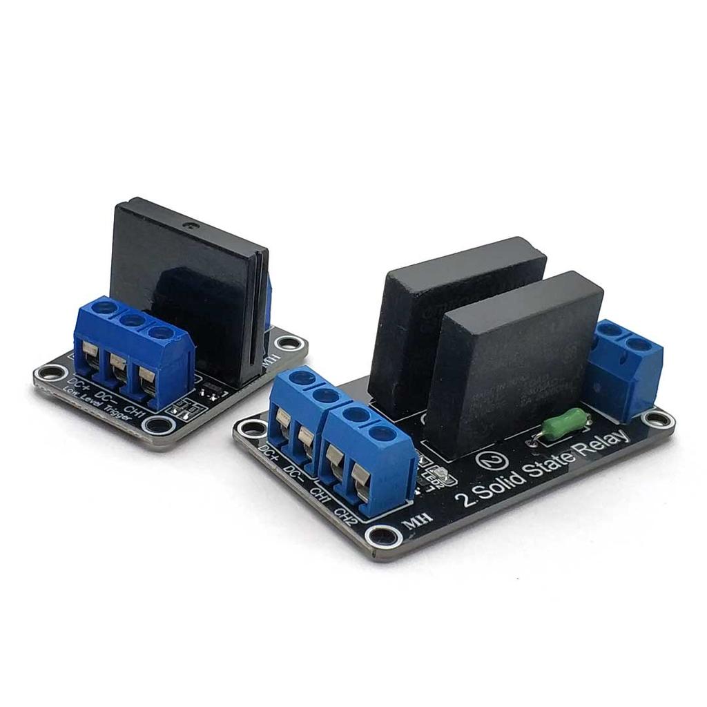 5V 12V 24V Relay 1 2 4 Channel SSR Low Level Solid State Relay Module 250V 2A for Arduino