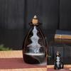 Porte-brûleur d'encens à reflux en céramique, cascade, diffuseur, décoration de maison
