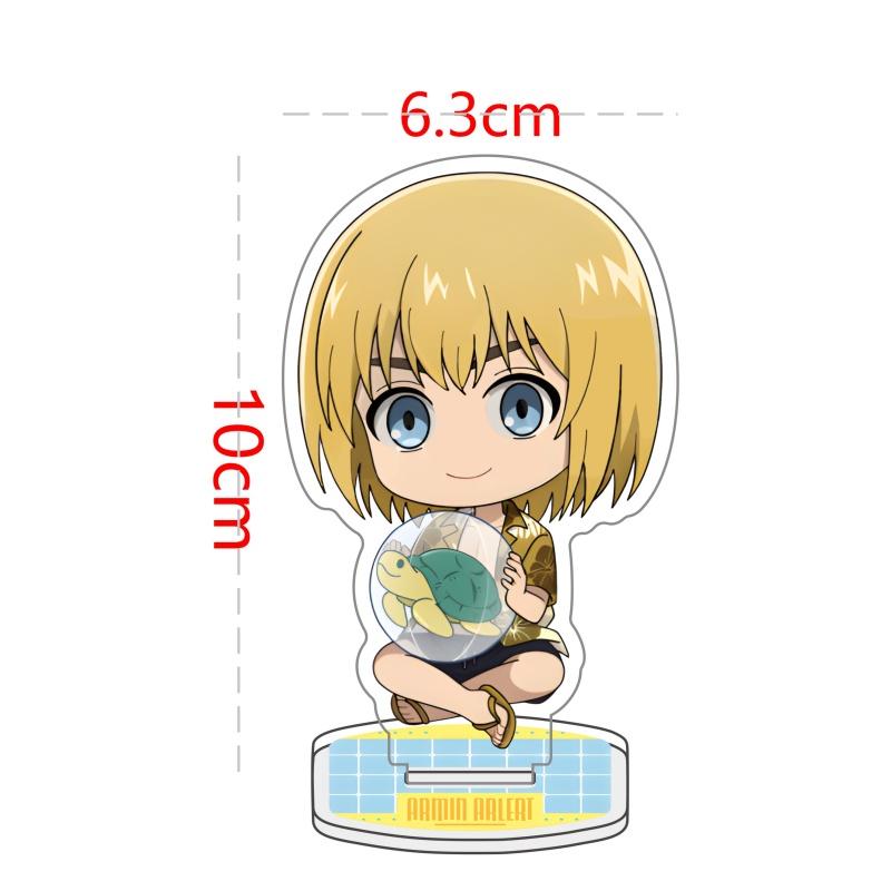 Hot Anime Attack on Titan Acrylic Stand Figure Keychai Model Figure Cosplay Plate Holder Christmas Desk Decor Gift Birthday Fans