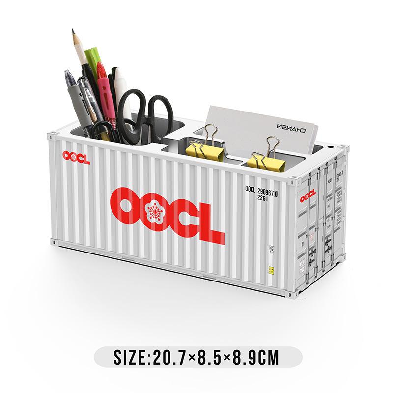 Mini 1:30 Scale Desktop Pen Holder & Business Card Storage Box with Custom Logo