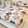 Small Fresh Floral Pattern,100% Cotton,Fitted Sheet With Deep Pocket 160x200,No Pillowcase,Soft Breathable,133x72 Fabric