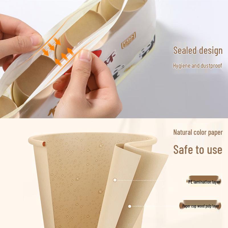 MARYYA Disposable Thickened Paper Cups