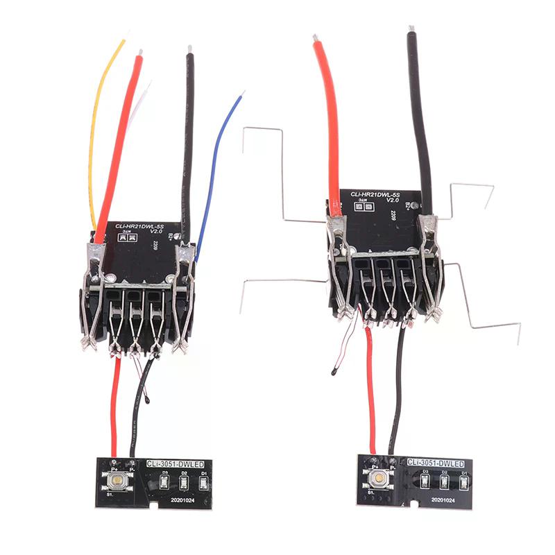 Für 20V Elektrowerkzeug Kunststoffgehäuse Schutzplatine Li-Ionen Akku PCB Ladeschutzschaltung Platine Für 21700