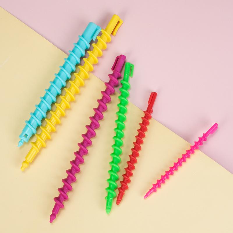 Complete Spiral Perm Kit: Hair Salon Cold Perm Tools & Screw Rod Curling Irons