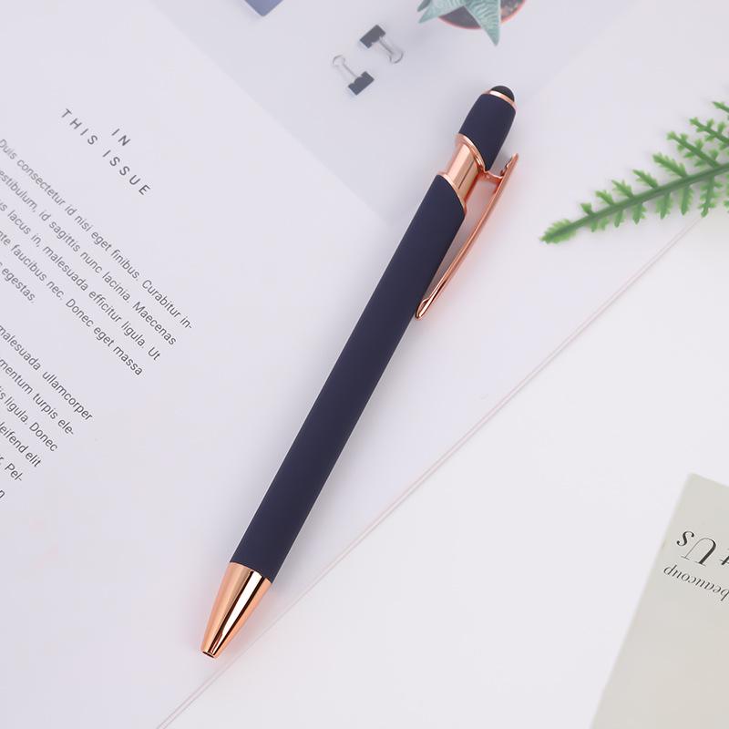 Meiji Touch Screen Capacitive Metal Ballpoint Pen with Aluminum Barrel and Printed Logo