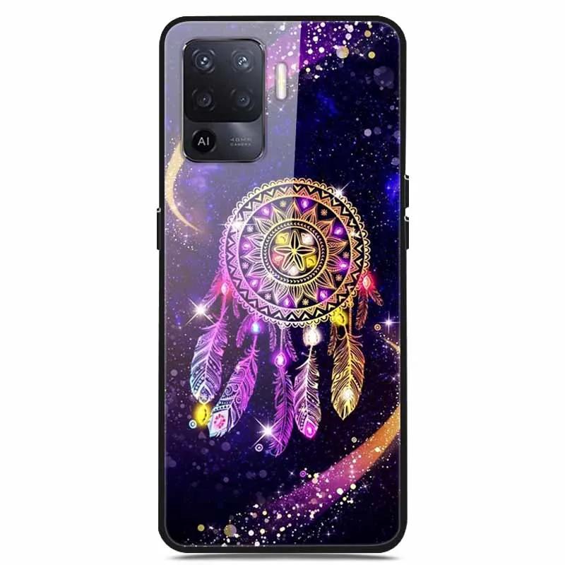 For OPPO Reno 5 Lite Case Luxury Tempered Glass Bumper for OppoA94 4G Phone Cover For OPPO A94 4G/ Reno5 Lite Glass Coque A94 4G