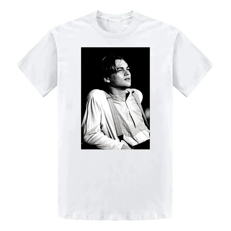 Camiseta Masculina Estampada Leonardo Dicaprio Titanic Para S разноцветный