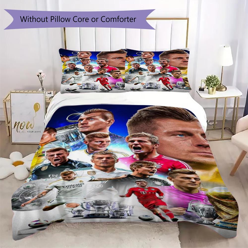 Former Real Madrid CF German professional footballer Toni Kroos Home Decoration Soft Bedding Down Pillowcase Duvet Cover (without core) L3