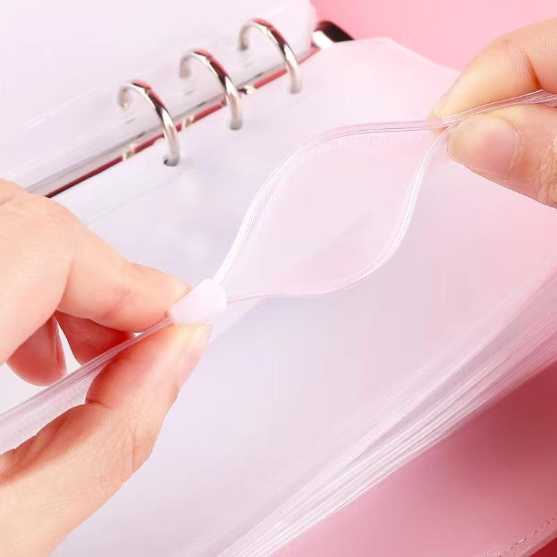 Multi-Size PVC Zipper Bill & Planner Storage Bag