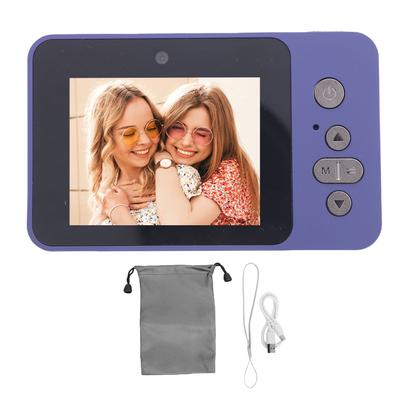 1080P 12MP Digital Camera with HD Dual Lens 2.4 Inch Display Auto Focus Compact Small Camera Selfie Camera for
