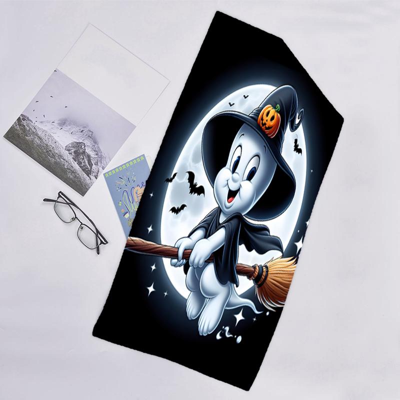 1pc Casper2 Beach Towel, Beach and Seaside Swimming Pool Equipment, Fashion Pattern, Rectangular, Travel Essentials