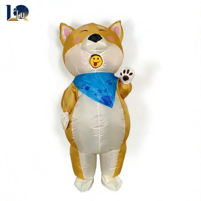 Cartoon Character Parent-Child Inflatable Costume for Holiday Parties