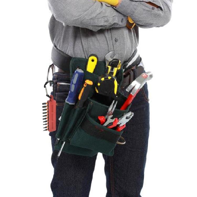 Silikon-Montierte Schraubendreher-Bit-Halter mit 10 Aufbewahrungsplätzen und Karabiner für Mechaniker und Heimwerkerprojekte