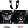 2017-2021 ABS Black 1PCS Middle Console Gear Shift Panel Trim For Honda CRV CR-V