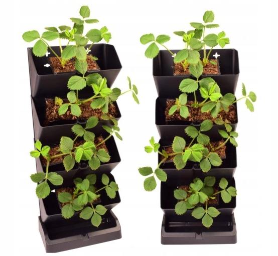 Vertical Garden Modular Pot Anthracite 48 Cm