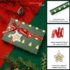 Large Retro Style Kraft Wrapping Paper for Christmas, Birthdays, and Meetings