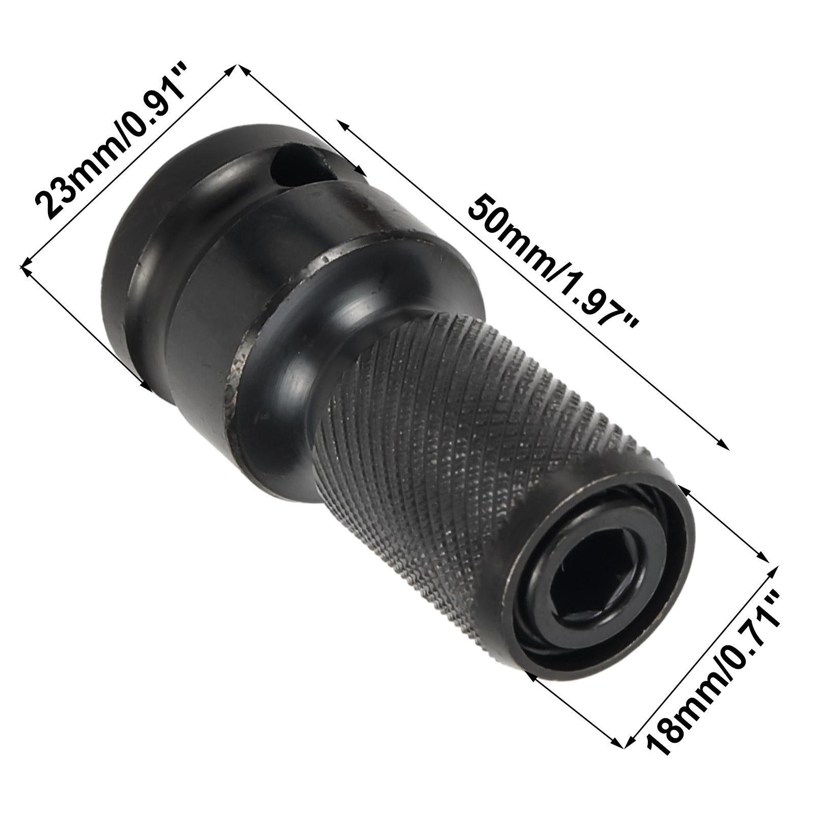 

4Pcs Wrench Socket Set 1/2 Square To 1/4 Hex Socket Converter Adapter With 65mm Double Head Slotted Cross Screwdriver Bit China Mainland