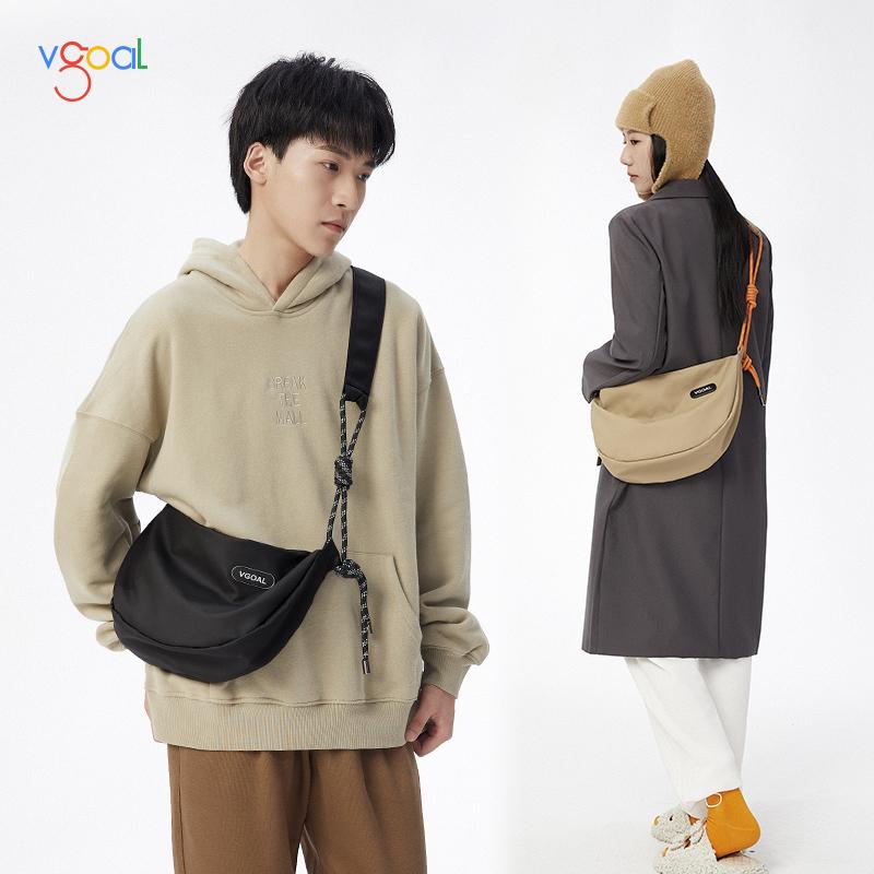 Vgoal Autumn New Men Women Cross-body Bag Waterproof Lightweight Sling Bag Japanese Style Casual Hobos For Lovers