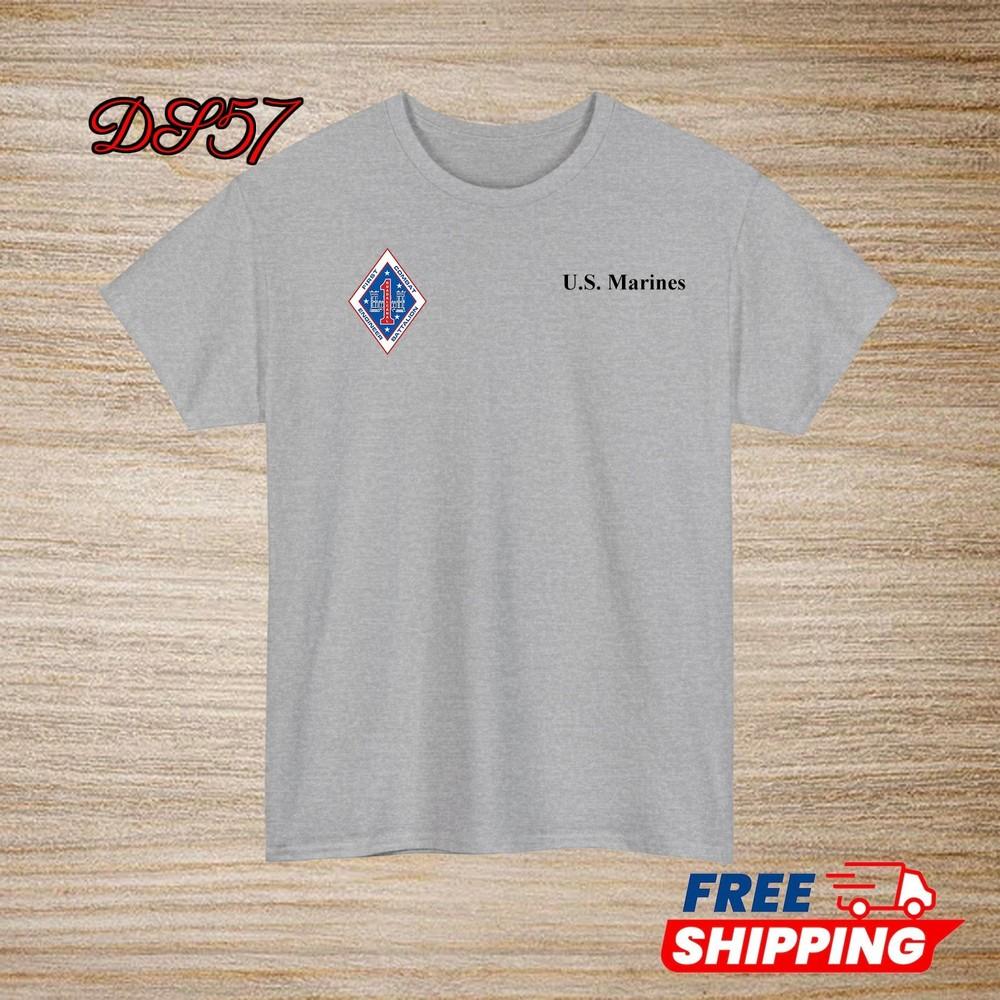 1st Combat Engineer Battalion Small Logo T-Shirt S to 5XL Made In USA Unisex T-Shirt