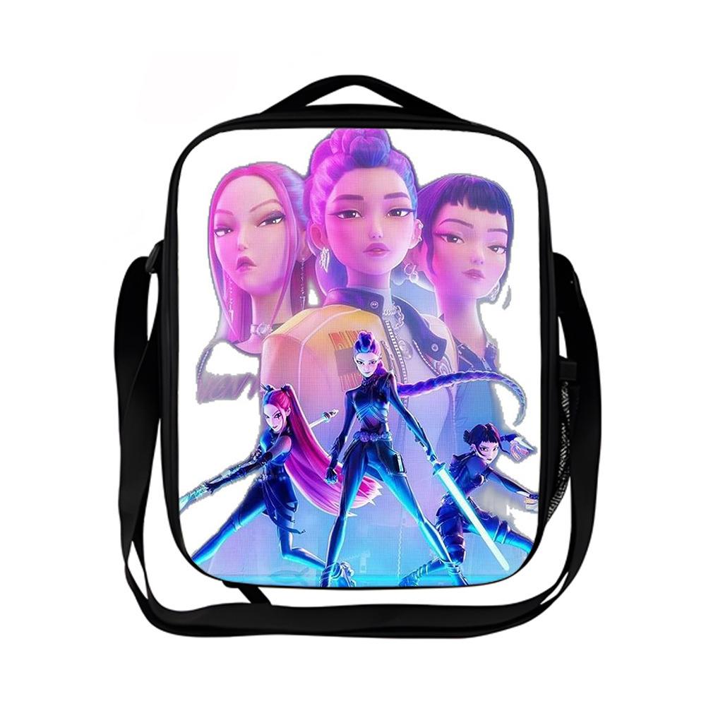 Kpop Demon Hunters Kpop Demon Hunters Student Meal Bag Satchel
