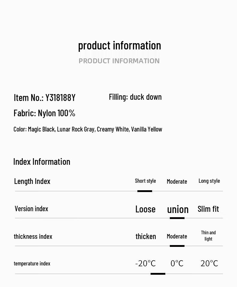 Qianrengang Women's Hooded Down Jacket (Y318188Y)