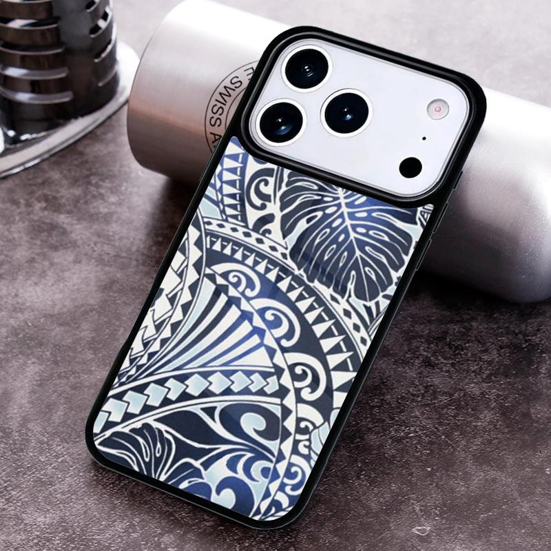 Coque de téléphone polynésienne samoane tribale maorie pour iPhone 17 16 15 Pro Max Air 14 13 12 11 Plus Housse Capa antichoc