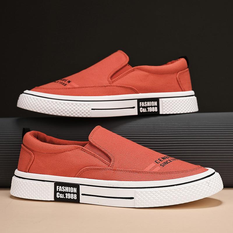 Classic Canvas Shoes Men Fashion Flat Sneakers Male Casual Men's Shoes Slip On Loafers Men Vulcanized Shoes For Men