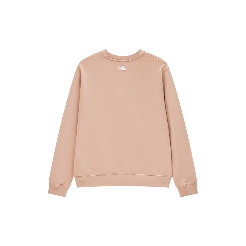 MLB Sweatshirts Unisex Khaki Crew Neck Moderate Regular 3AMTB0134-43BGS