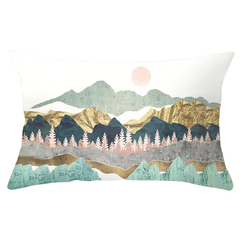 Chinese Style Lumbar  Pillowcase Decorative Sofa Cushion Case Bed Pillow Cover Home Decor Car Cushion Cover Pillow Case 30*50cm